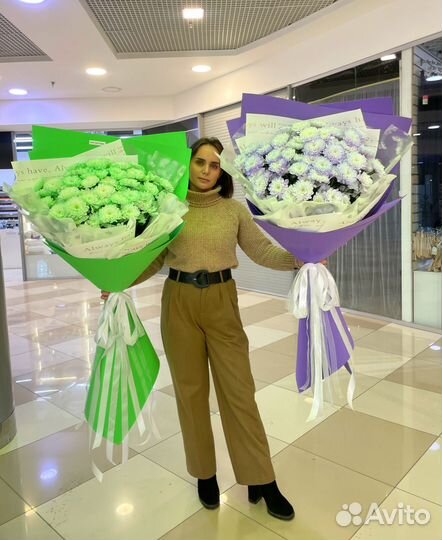 Букет-Гигант из Хризантем