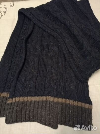 Шарф тёплый длинный мужской