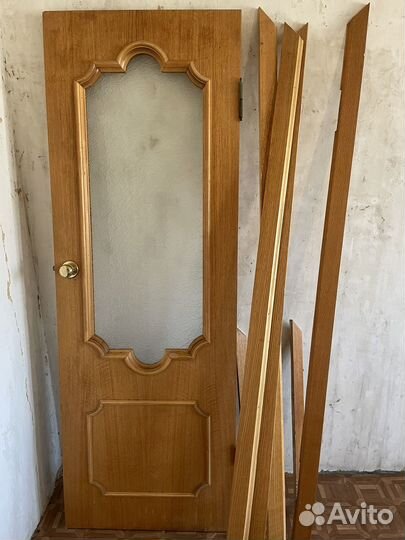 Дверь межкомнатная со стеклом