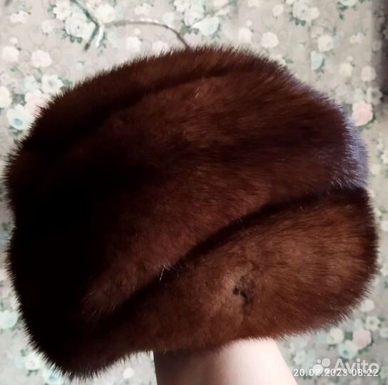 Шапка норковая женская