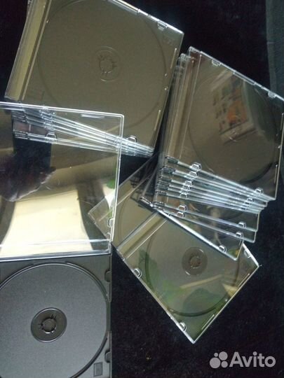 Боксы для CD/DVD слим 20шт