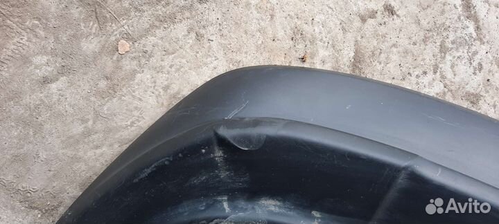 Юбка бампера зад. Kia Rio 3/2016