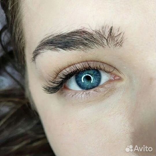 LED наращивание ресниц/оформление бровей/Лами