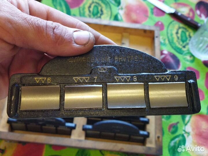 Образцы чистоты поверхности чугун