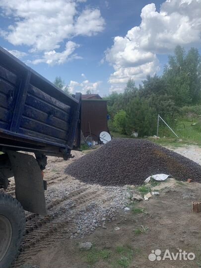 Доставка песок щебень