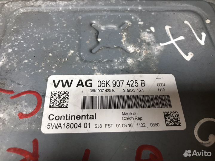 Блок управления двигателем 2.0TSI фольксваген голь