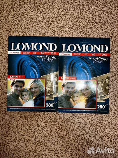 Фотобумага Lomond a5 Сатин 20 листов