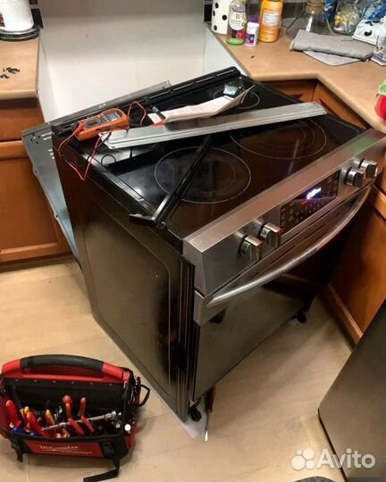 Ремонт электроплит, варочных панелей, духовок