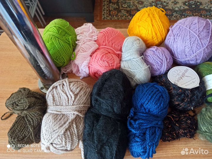 Пряжа нитки шерсть мохер мешок