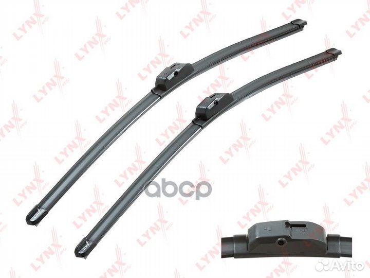 LB-1255) Комплект бескаркасных щеток стеклоочи