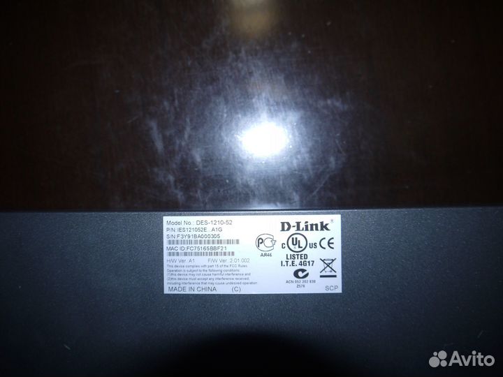 Управляемый коммутатор D-Link DES-1210-52