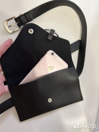 Ремень с карманом женский