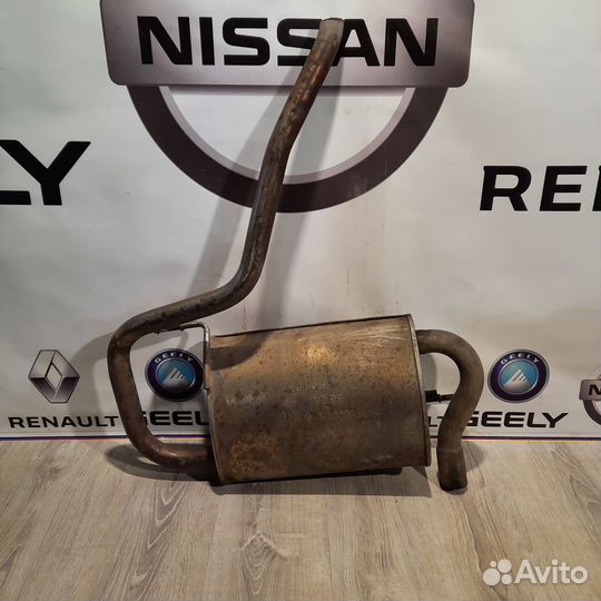 Глушитель задняя часть банка Renault duster