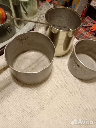 Посуда металлическая б/у