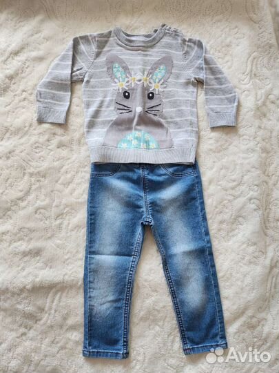 Детская одежда для девочки пакетом 92-98-104