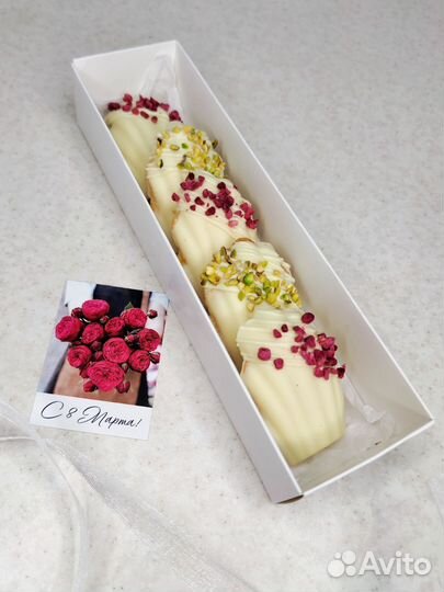 Бисквитное печенье Мадлен подарок на 8 марта