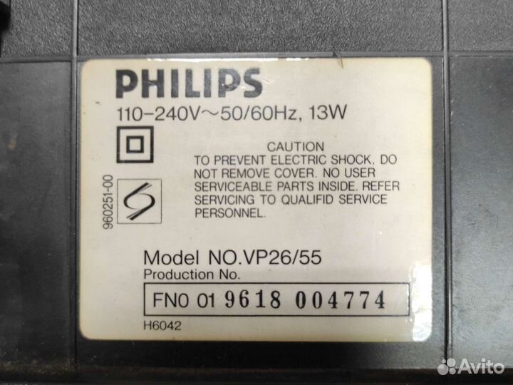 Видеомагнитофон. philips