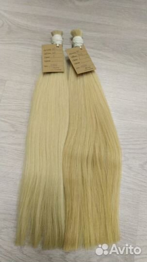 Волосы натуральные срез