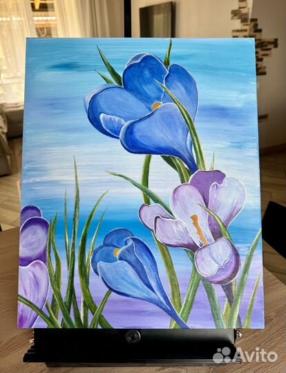 Картина холст акрил 50*40