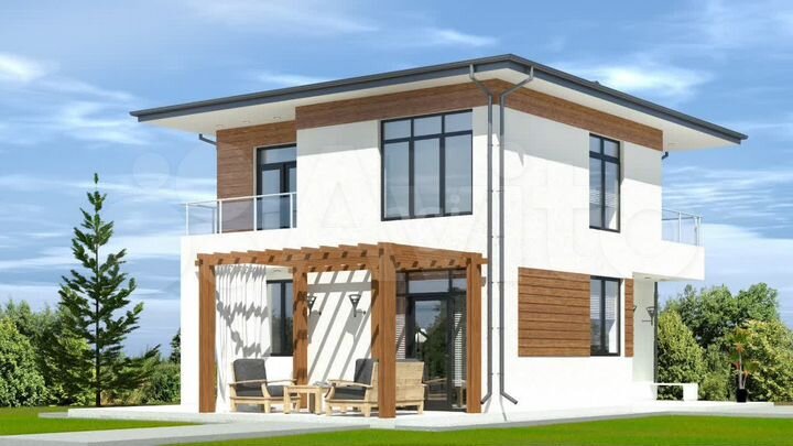 Дом 105 м² на участке 6 сот.