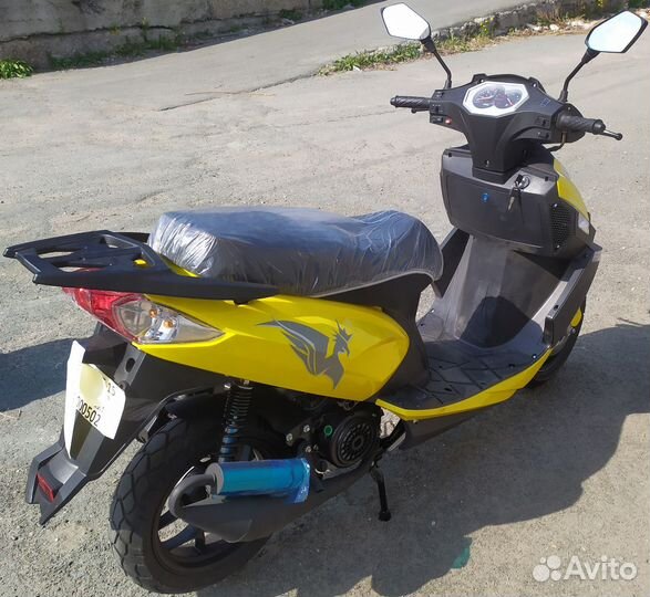 Скутер Racer RC150T-15 Stells жёлтый