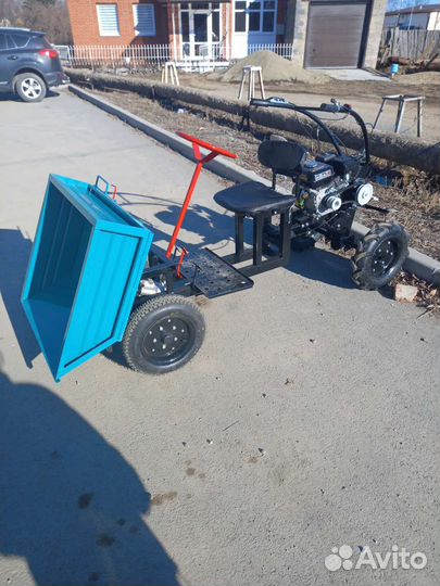 Мотоблок каскад с передним адаптором