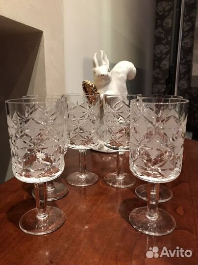 Хрустальные фужеры времен СССР