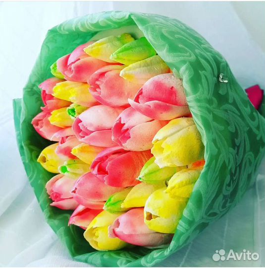 Сладкий букет из зефира