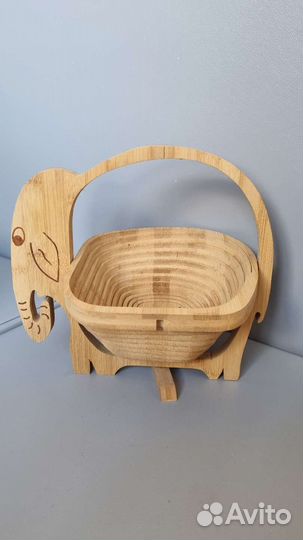 Фруктовница из дерева