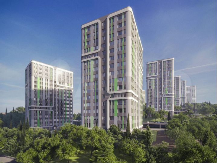 2-к. квартира, 74,7 м², 3/16 эт.