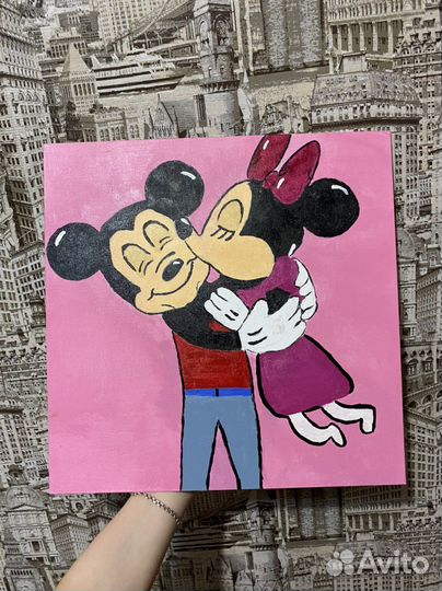 Картина акрилом на холсте