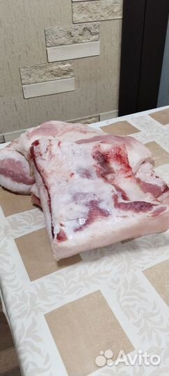 Сало домашнее свежее. Жир