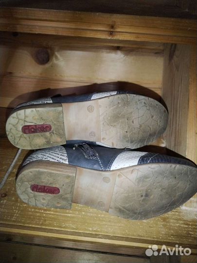 Ботинки женские кожа