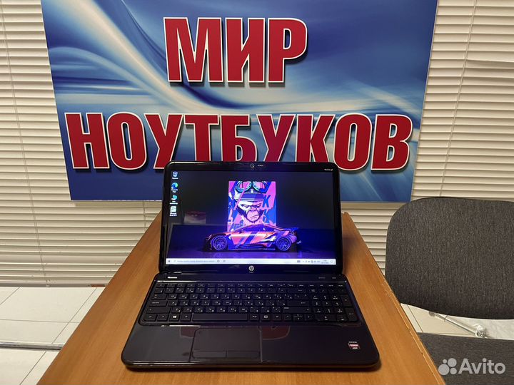 Мощный ноутбук для игр HP / 10gb / ssd