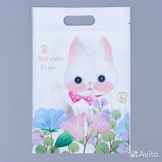 Пакет подарочный с zip-lock застежкой в ассортимен