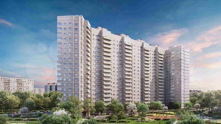 1-к. квартира, 34,6 м², 18/19 эт.