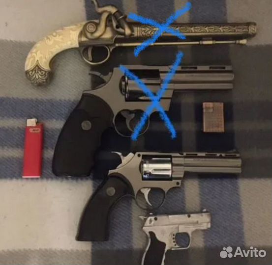 Зажигалки пистолеты коллекционные
