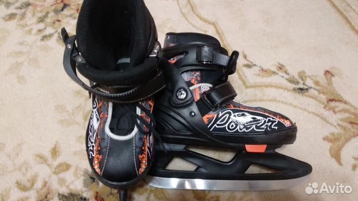 Коньки детские раздвижные 31 35