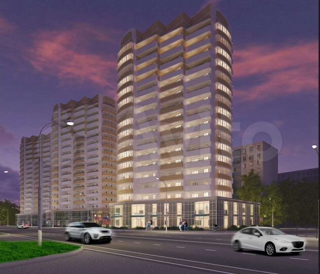 1-к. квартира, 44 м², 4/17 эт.