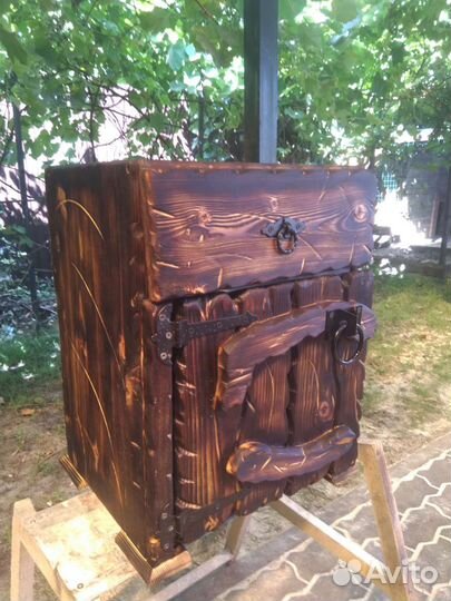 Тумбы из массива дерева для дома, бани, беседки