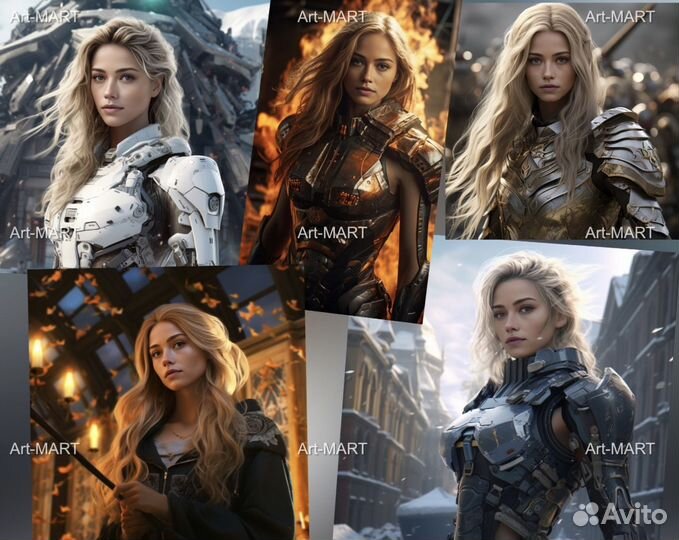 Арт из нейросети по вашему фото