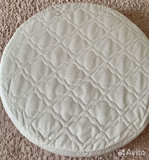 Матрас круглый в детскую кроватку