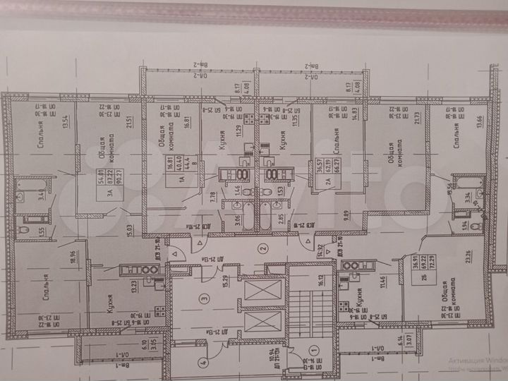 2-к. квартира, 77,5 м², 2/10 эт.