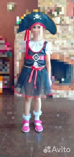 Карнавальный костюм для девочки пиратка