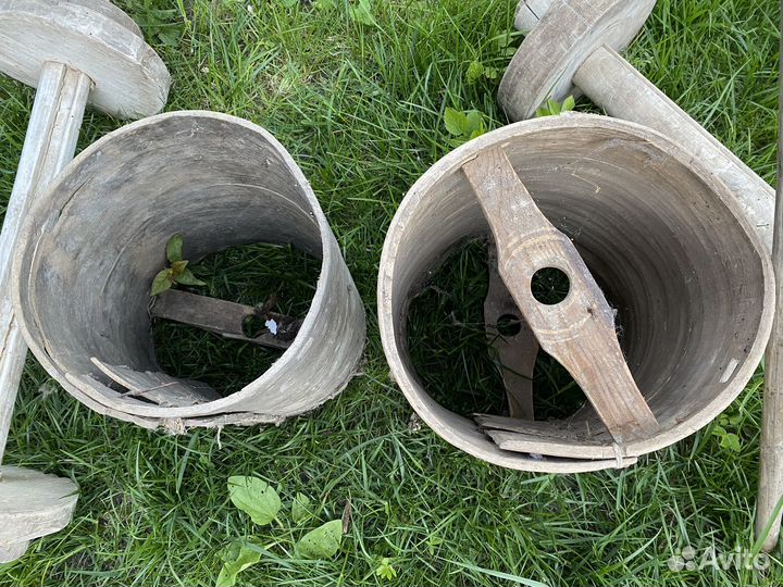 Детали от ткацкого деревянного станка