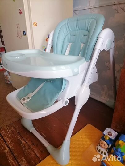 Стульчик для кормления Be2Me YQ-D007S голубой