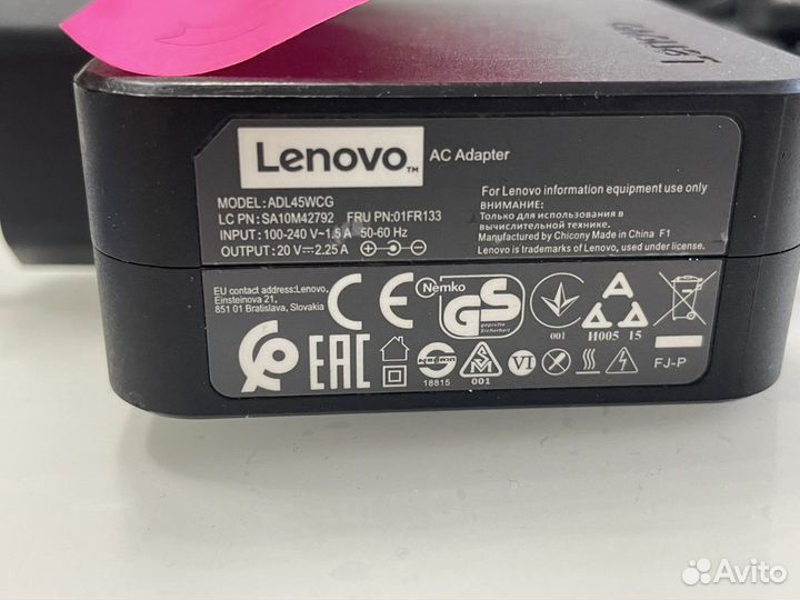 Зарядка для ноутбука lenovo Asus HP