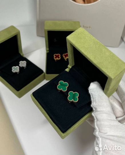 Серьги Van Cleef & Arpels Vintage Alhambra