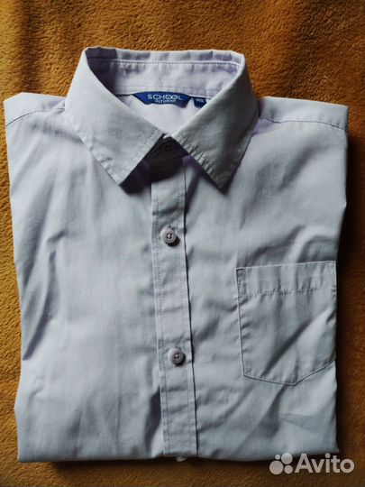 Рубашка школьная для мальчика 140