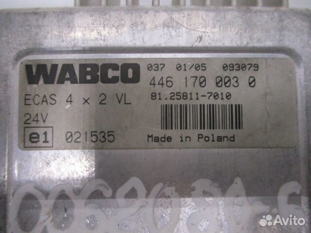 Блок управления ecas 4x2 VL MAN 81258117010